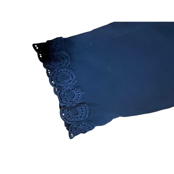 Briggs pull on lace hem stretch capris size 18 Excellent Elastic waist comfy - Picture 2 of 7